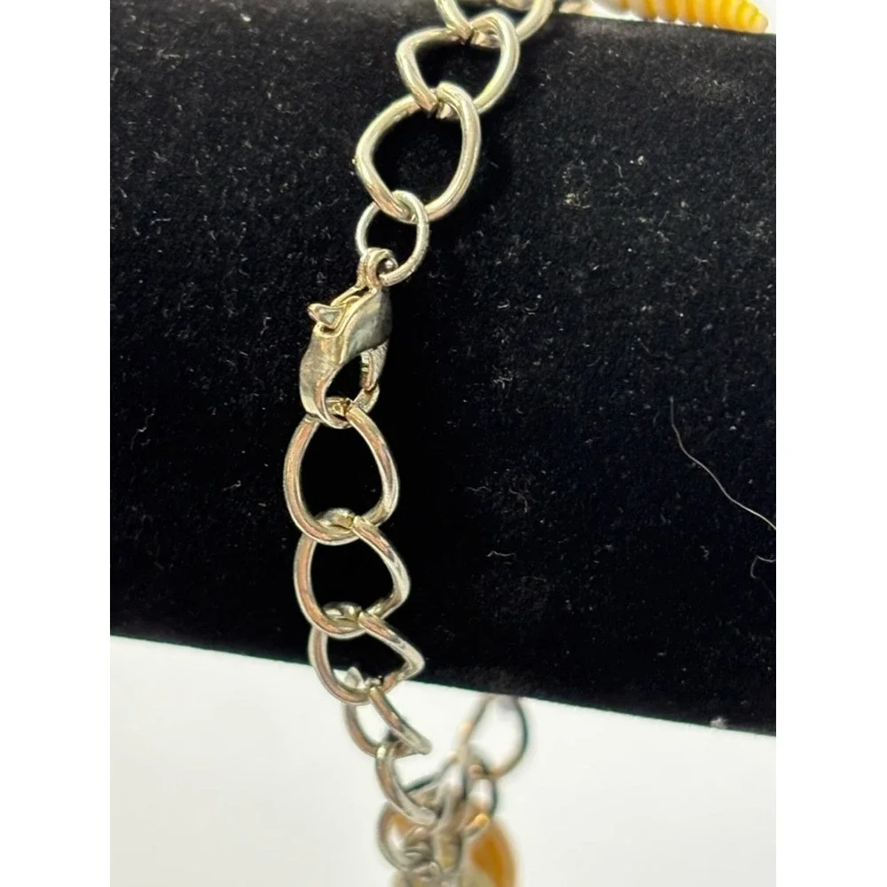Charm Bracelet Vacation Sea Shells Coastal Maximalist Vibes - Picture 9 of 13